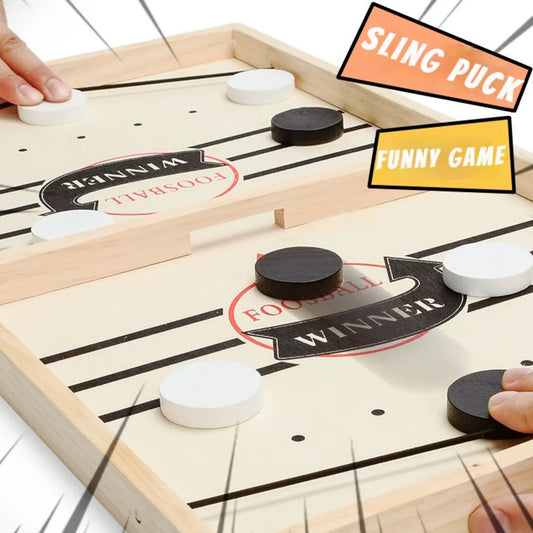 Juego de Mesa de Puck Rápido – Hockey de Escritorio