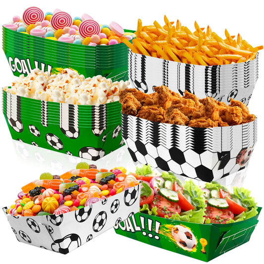 Platos Desechables de Fútbol x36 – Fiesta