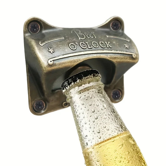 Abridor de botellas Cervezas retro de pared