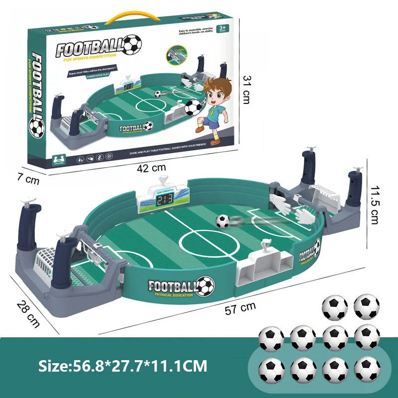 Juego de Mesa de Fútbol Portátil para Niños y Familias