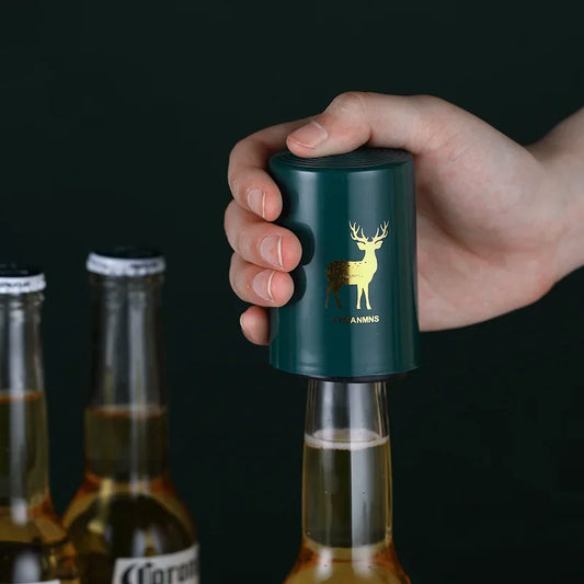 Abridor de Botellas Magnético de Acero Inoxidable