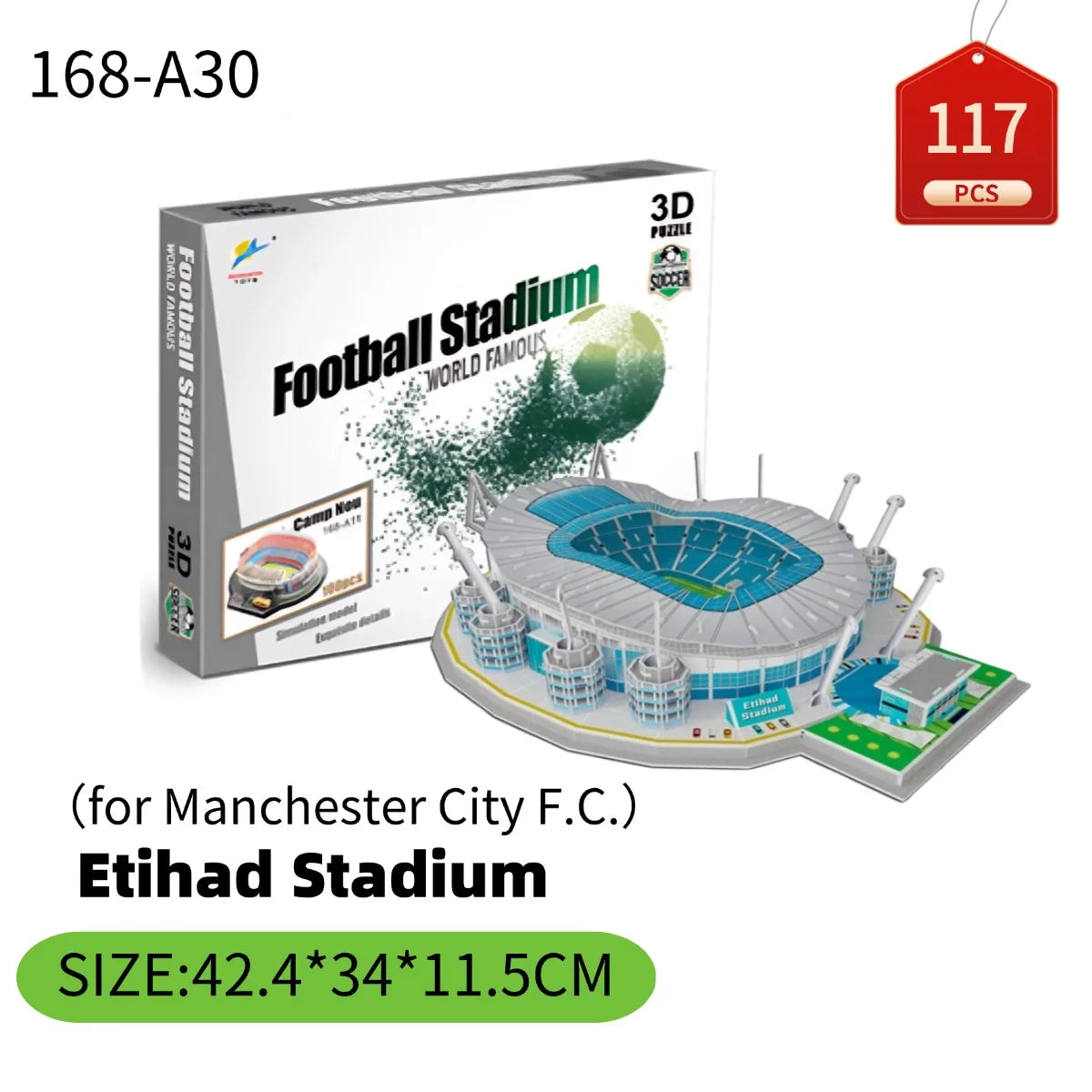 Rompecabezas 3D de Fútbol – Kit de Construcción