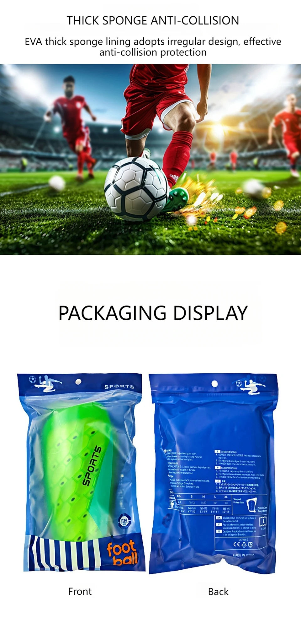 Canilleras de Fútbol LOOGDEEL para Adultos y Jóvenes
