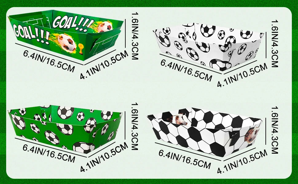 Platos Desechables de Fútbol x36 – Fiesta