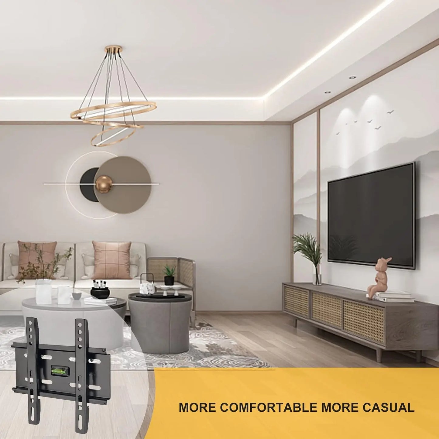 Soporte Fijo de Pared para TV 14”–42”