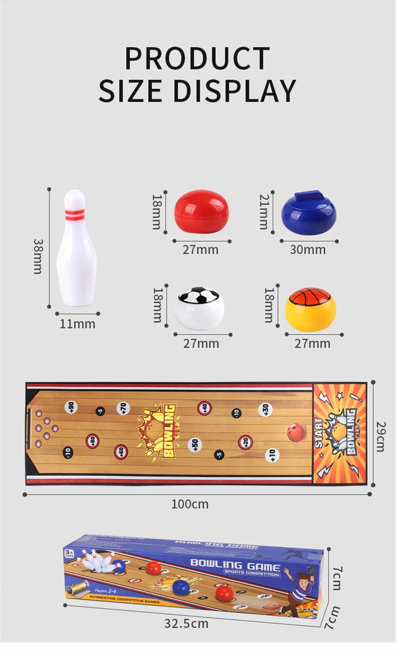 Juego Interactivo de Fútbol, Bolos y Curling de Escritorio