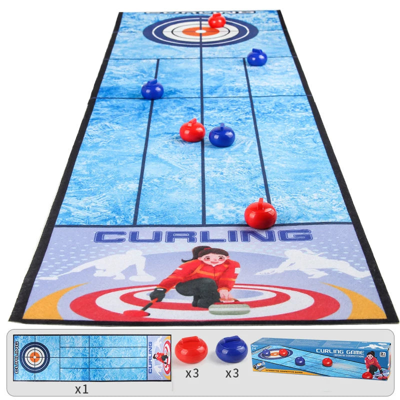 Juego Interactivo de Fútbol, Bolos y Curling de Escritorio
