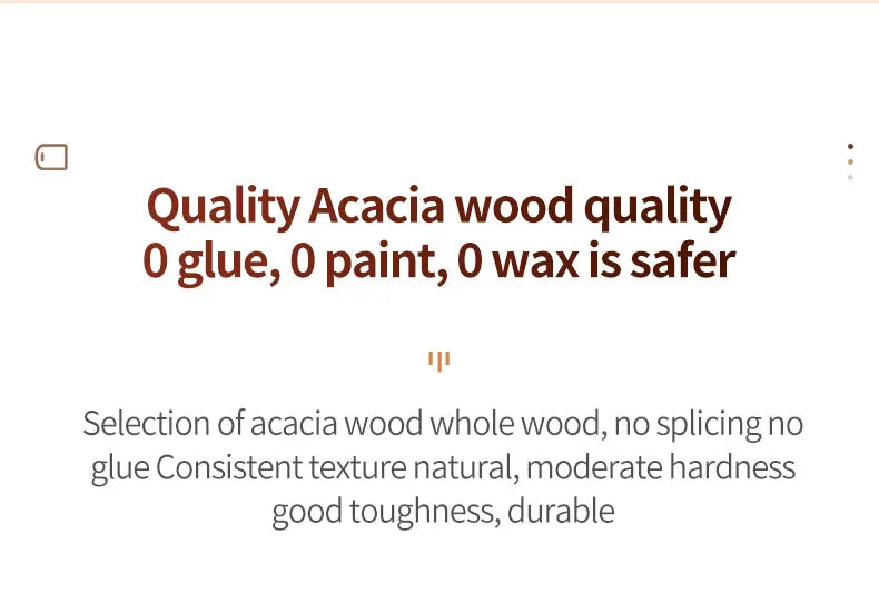 Tabla de Cortar Redonda de Madera de Acacia