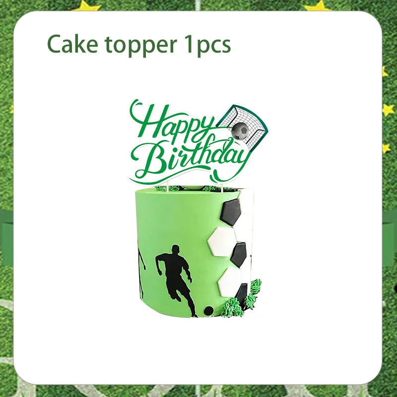 Set de Decoración de Cumpleaños de Fútbol