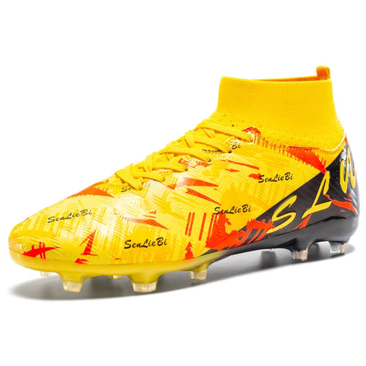 Botines de Fútbol para Hombre QIWN – Antideslizantes FG con Tecnología FORMOTION