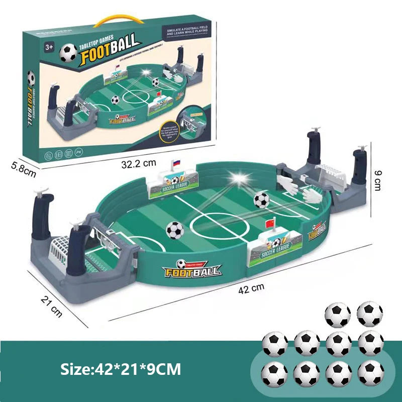 Juego de Mesa de Fútbol Portátil para Niños y Familias