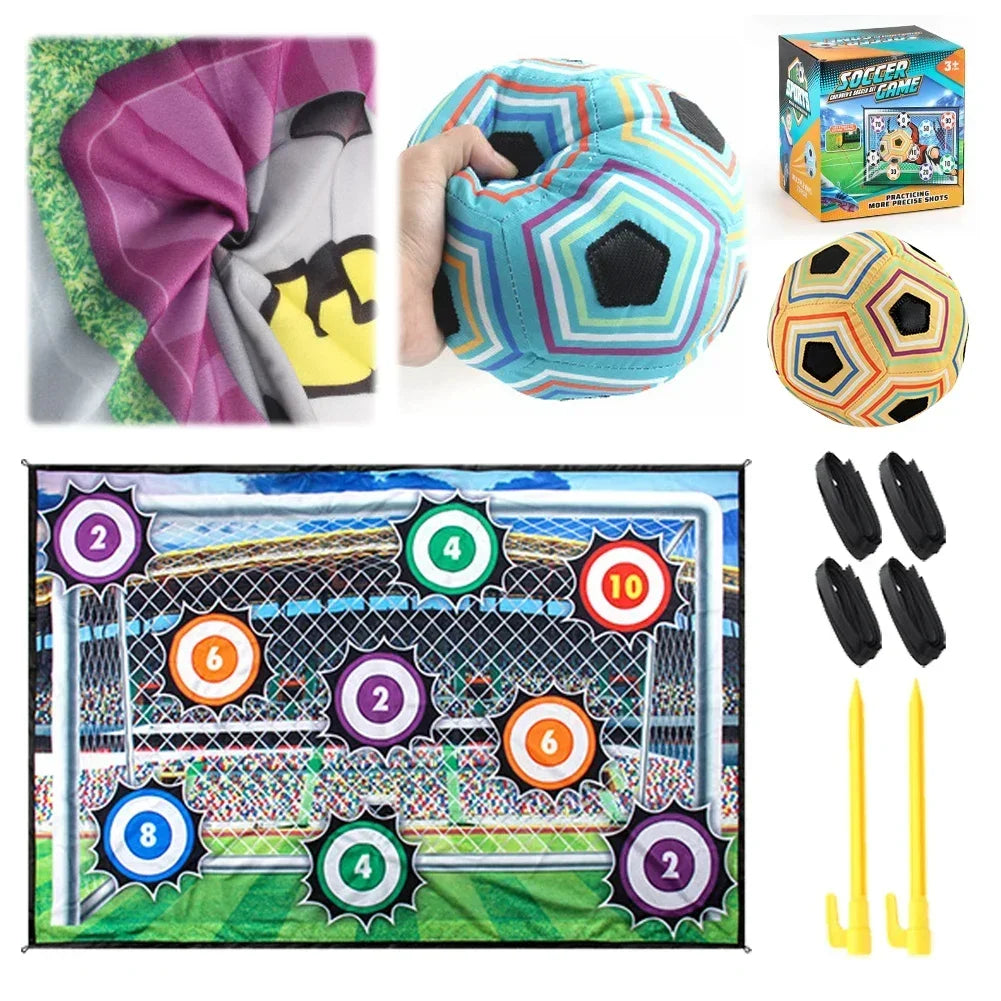 Alfombra de Juego de Fútbol para Niños - Juego de Entrenamiento y Diversión