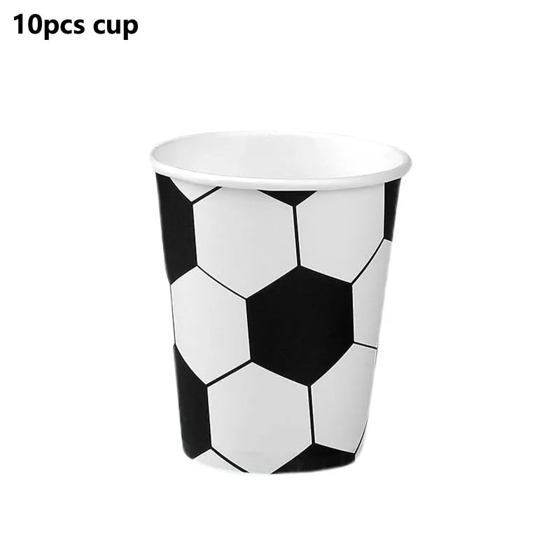 Set Futbolero para Cumpleaños – Platos, Vasos y Más