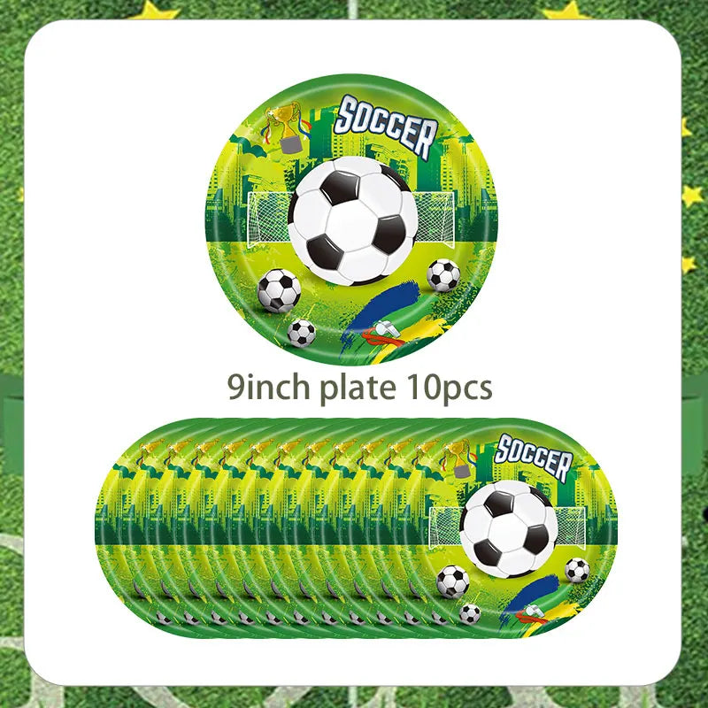 Set de Decoración de Cumpleaños de Fútbol
