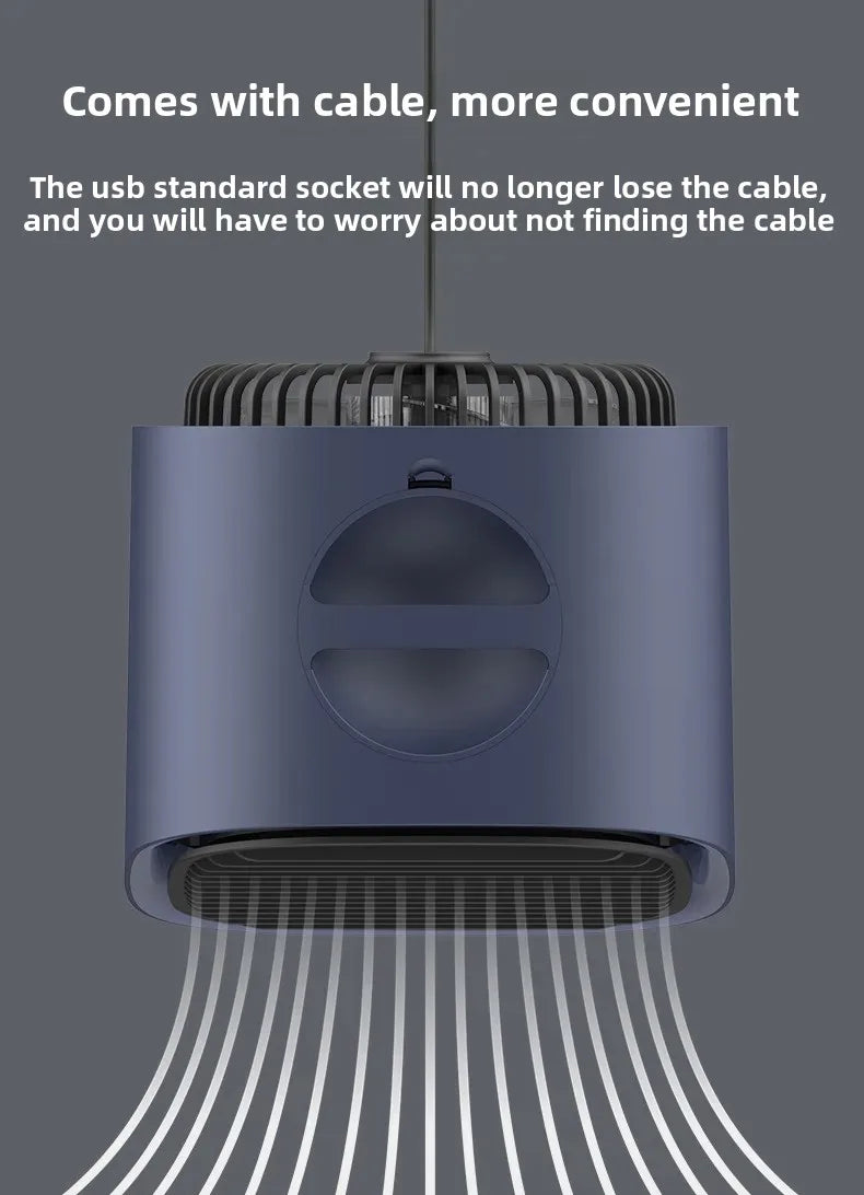 Mini Enfriador de Aire Portátil USB – Ventilador Evaporativo de 3 Velocidades