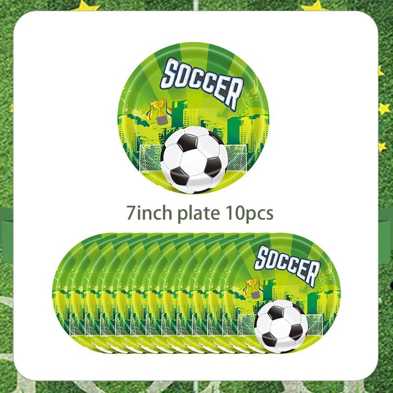 Set de Decoración de Cumpleaños de Fútbol