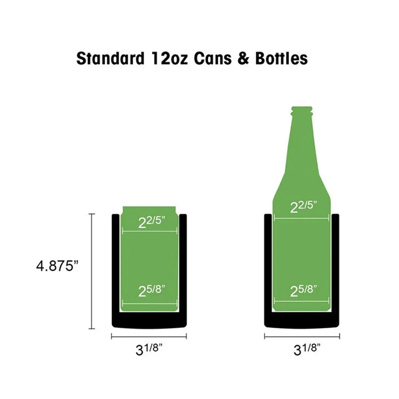 Enfriador de Botellas de Cerveza de Acero Inoxidable 12 OZ
