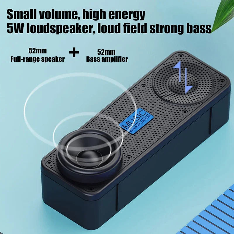 Altavoz Bluetooth Portátil S18 con Subwoofer y Radio FM – 1200mAh