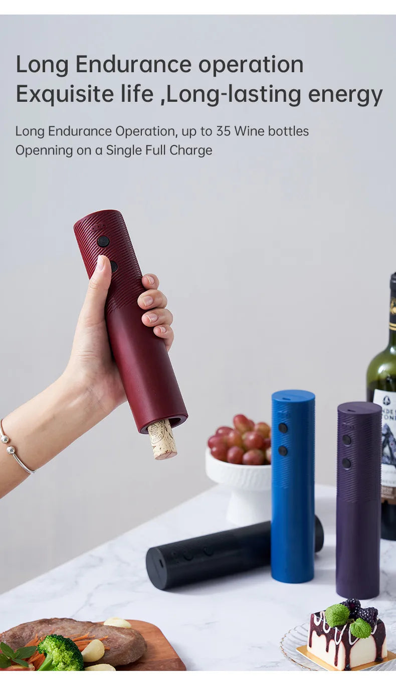 Abridor de Botellas de Vino Eléctrico Automático