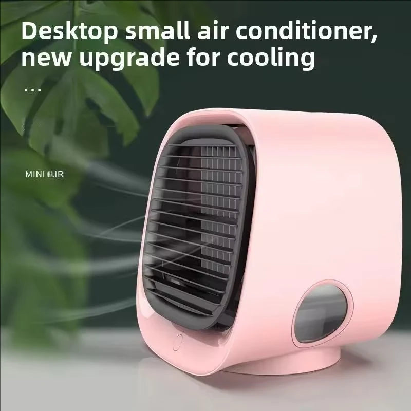 Mini Enfriador de Aire Portátil USB – Ventilador Evaporativo de 3 Velocidades