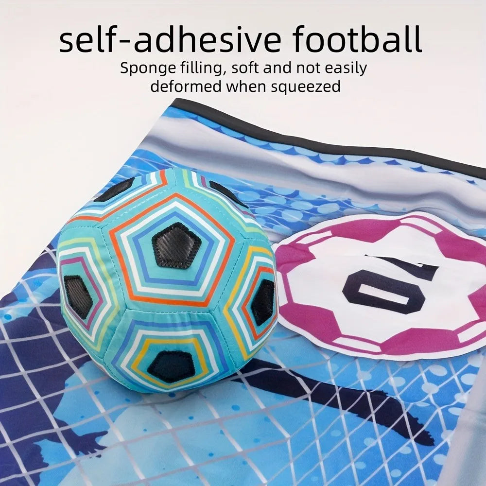 Tapete de Juego de Fútbol para Niños – Set Deportivo con Pelotas de Velcro