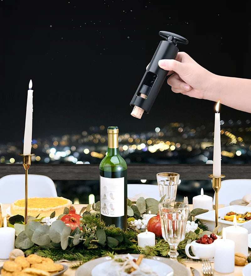 Abridor de Vino Creativo Manual – Sacacorchos Profesional de Acero y ABS