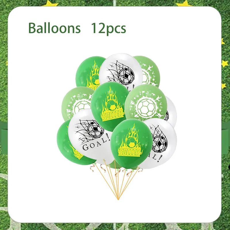 Set de Decoración de Cumpleaños de Fútbol