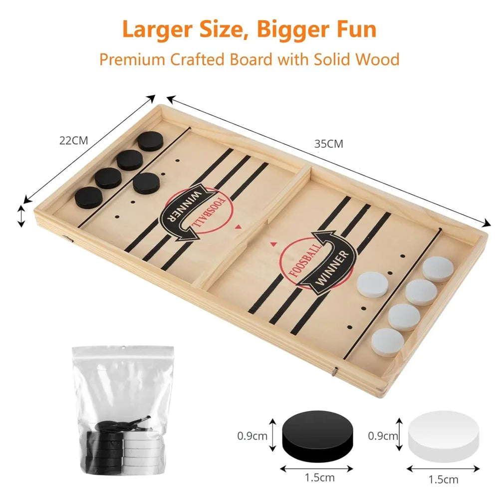 Juego de Mesa de Puck Rápido – Hockey de Escritorio