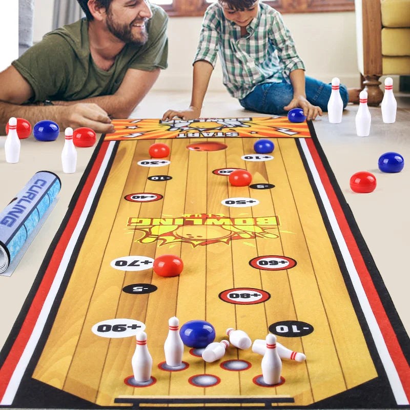 Juego Interactivo de Fútbol, Bolos y Curling de Escritorio