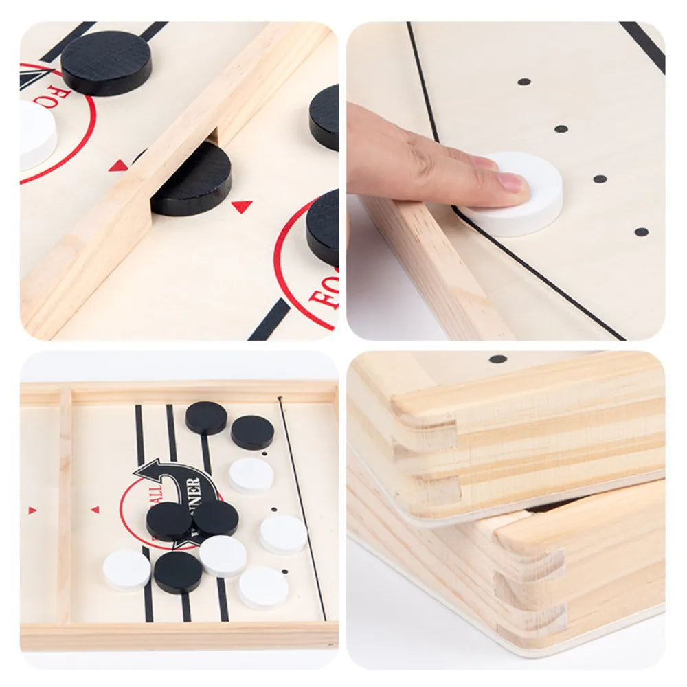Juego de Mesa de Puck Rápido – Hockey de Escritorio
