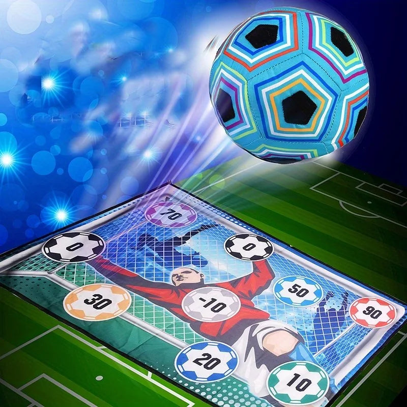 Alfombra de Juego de Fútbol para Niños - Juego de Entrenamiento y Diversión